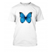 Blue butterfly unisex tshirt