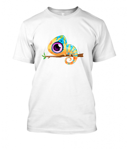 Cute Chameleon unisex tshirt