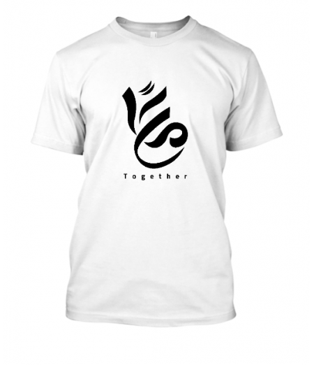 Together Calligraphy unisex tshirt