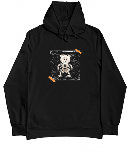 Bear skeleton hoodie